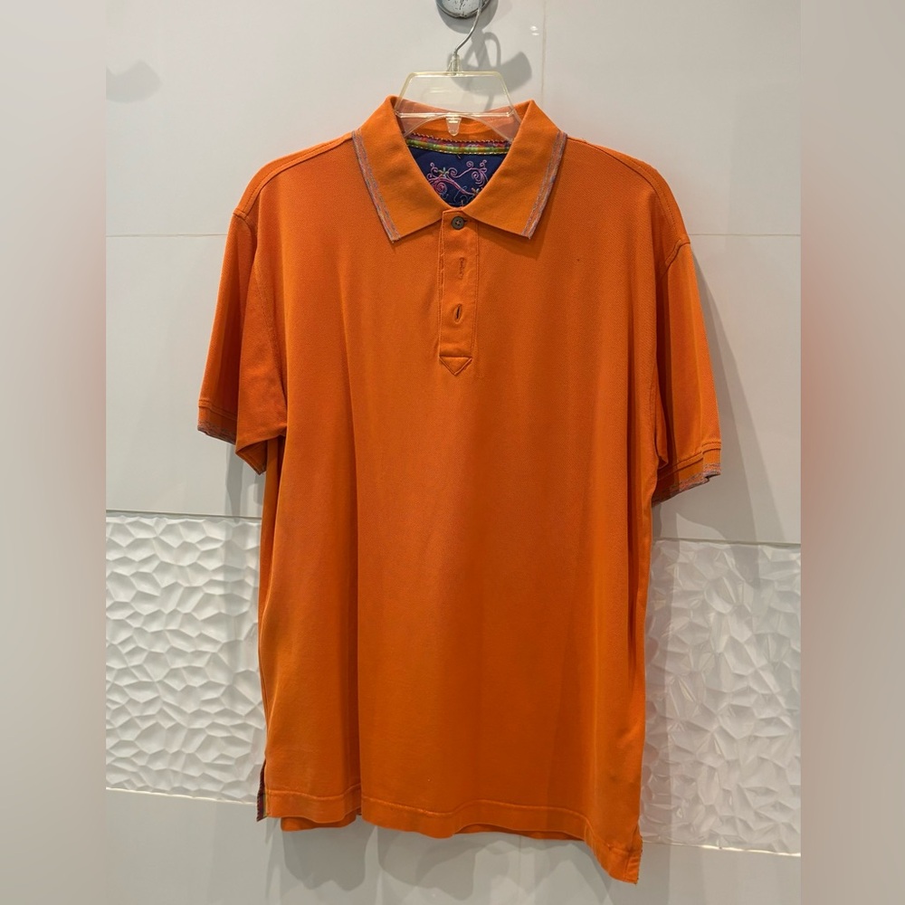 Robert Graham Orange Polo